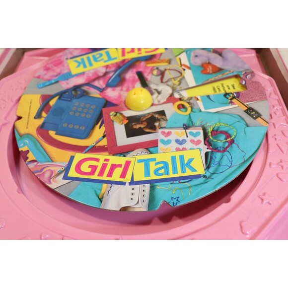 Girl Talk Board Game Vintage Classic Golden Some Writing on Pieces No Instruct - Picture 11 of 13